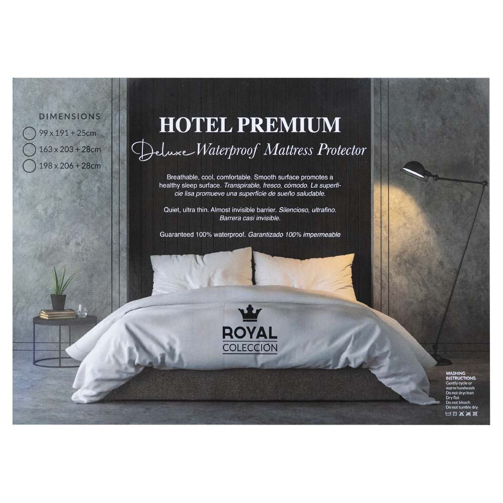 Protector de colchón impermeable Hotel Premium Deluxe Microfibra