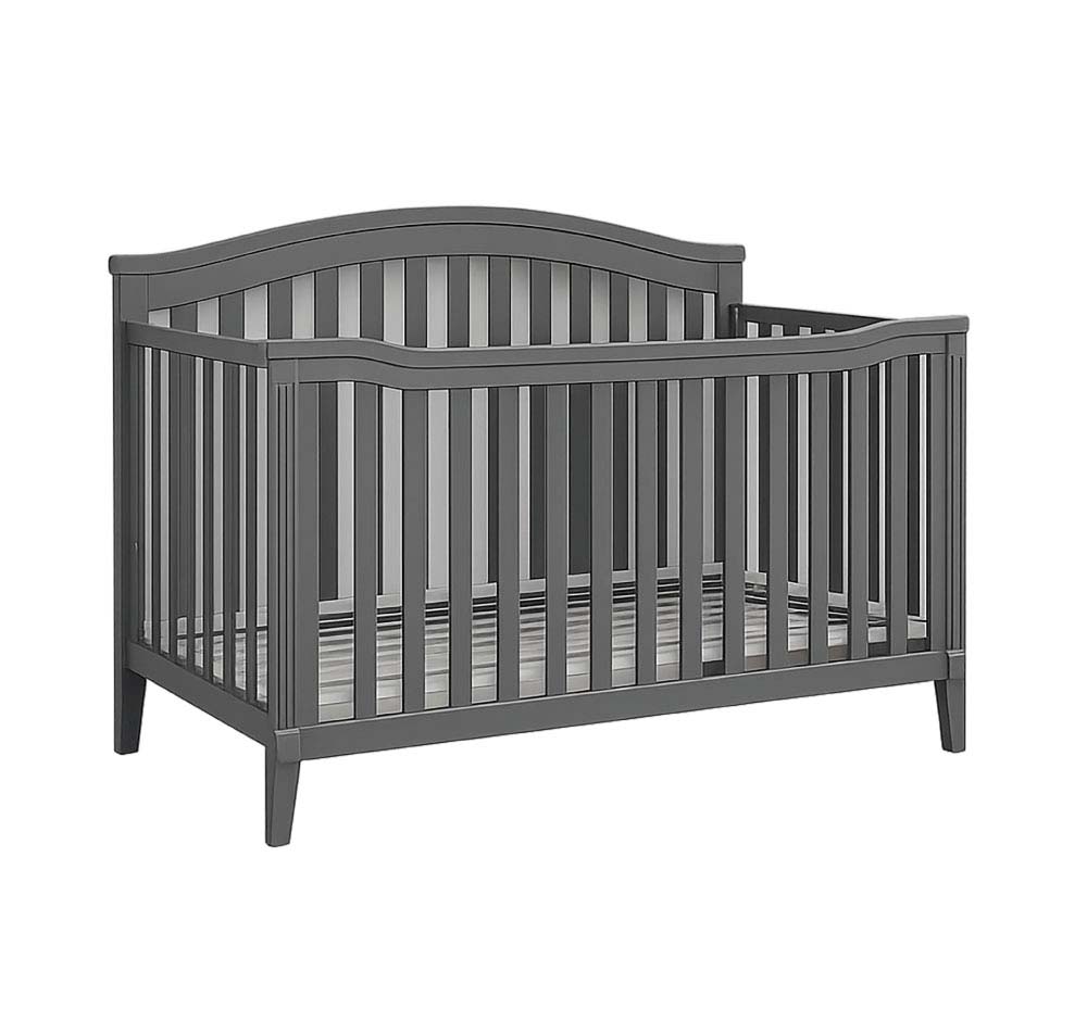 Cuna de madera con altura de colchón ajustable