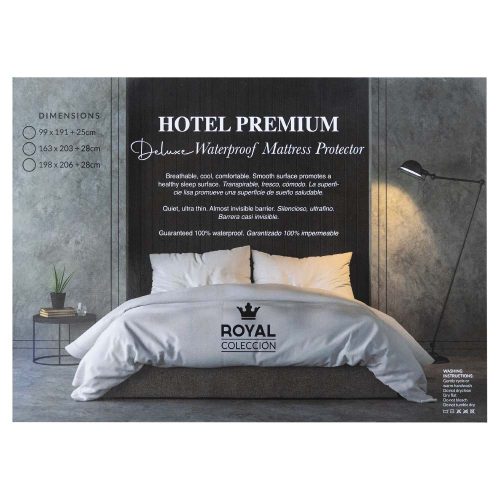 Protector de colchón impermeable Hotel Premium Deluxe Microfibra