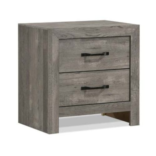 Mesa de Noche Jalapa con 2 Gavetas